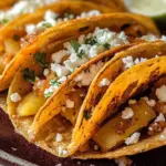 Cheesy Potato Tacos (Tacos de Papa)