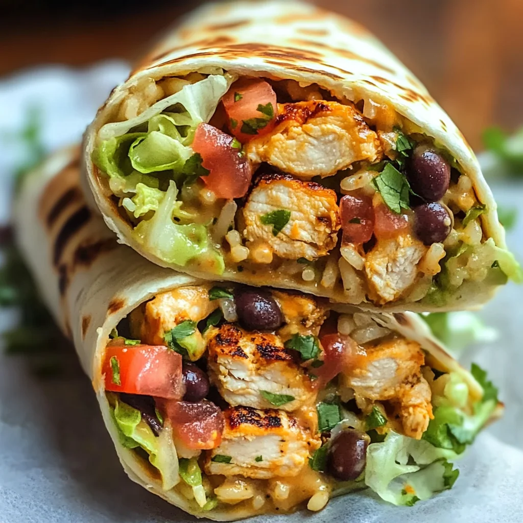 Chipotle Ranch Grilled Chicken Burrito