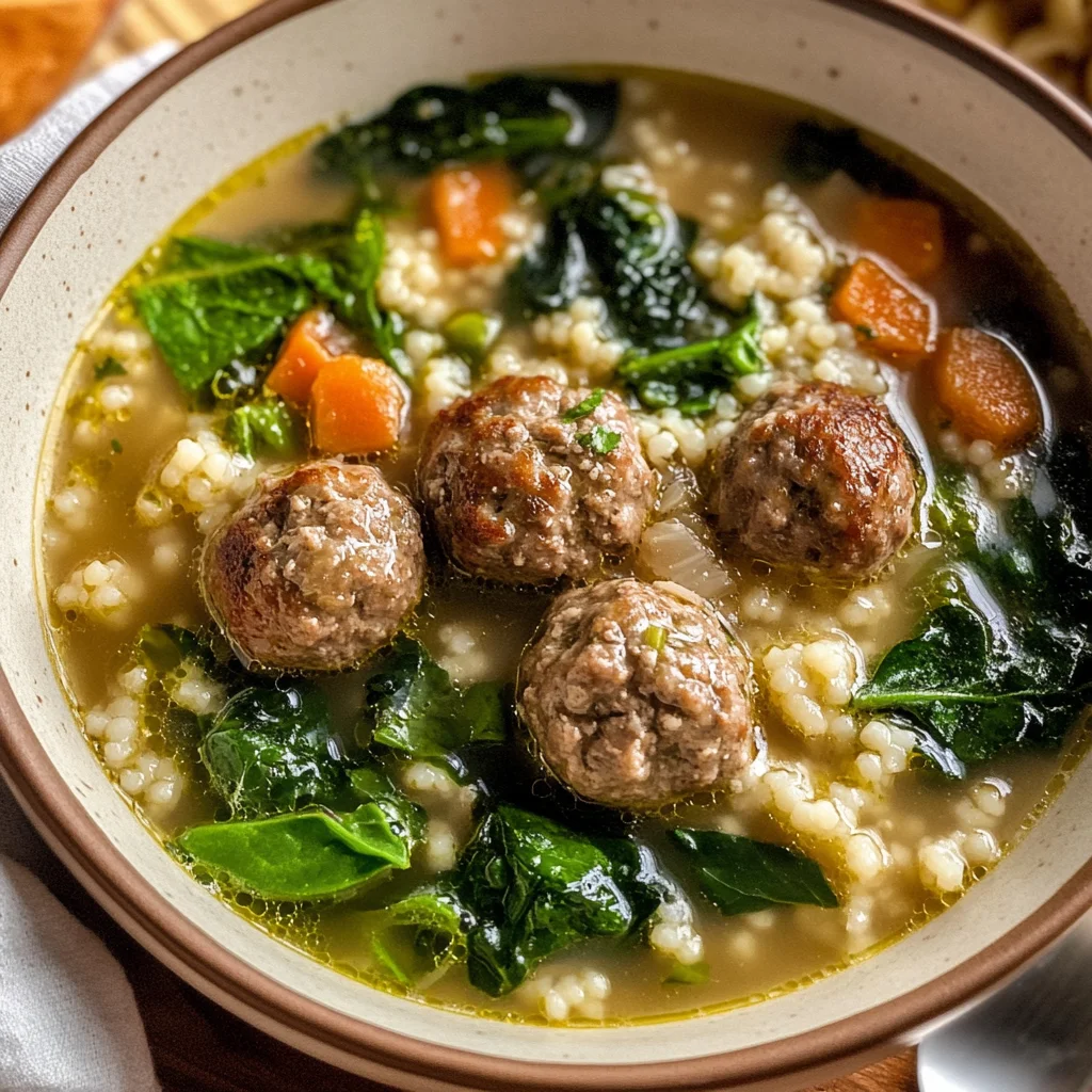 Easy Italian Wedding Soup Recipe
