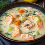 Finnish Salmon Soup (Lohikeitto)