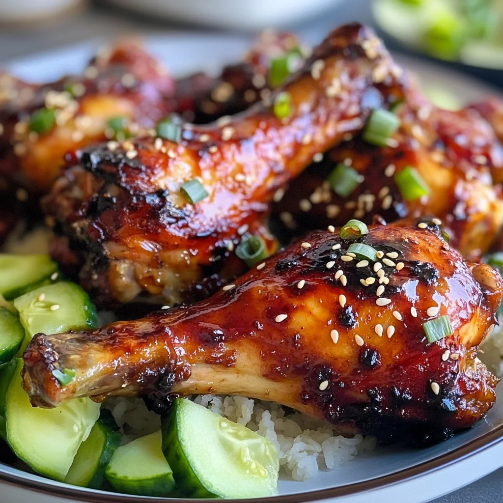 Kalbi Chicken Legs in Air Fryer
