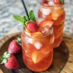 Southern Strawberry Sweet Iced Tea