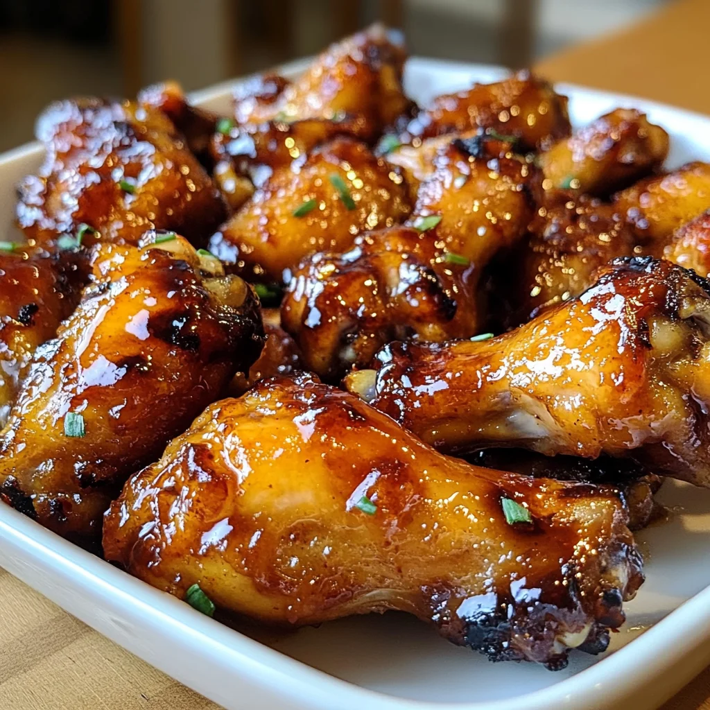 Sticky Pineapple-Teriyaki Chicken Wings in 3 Steps