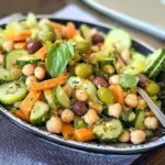 cucumber celery olive odyssey salad